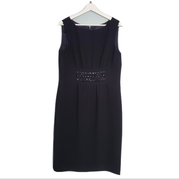 tahari arthur s levine black dress Buy Tahari by Arthur S. Levine Women's Keyhole Chiffon Dress, Black, 14 at  Amazon.in